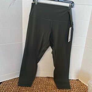 Lululemon Leggings Align HR Pant 25” Dark Forest Green Size 14 NEW